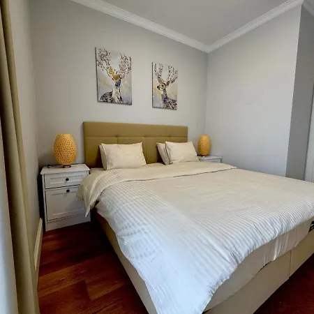 Apartment новая стильная у площади таксим, панорамная терраса на крыше